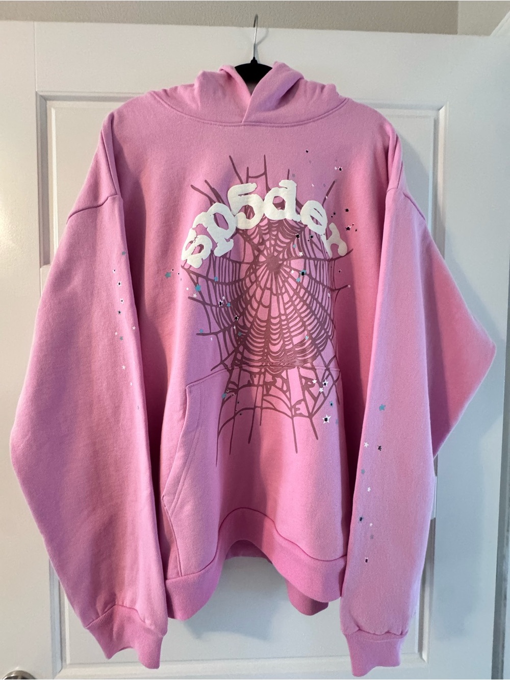 XL - Pink Sp5der Hoodie